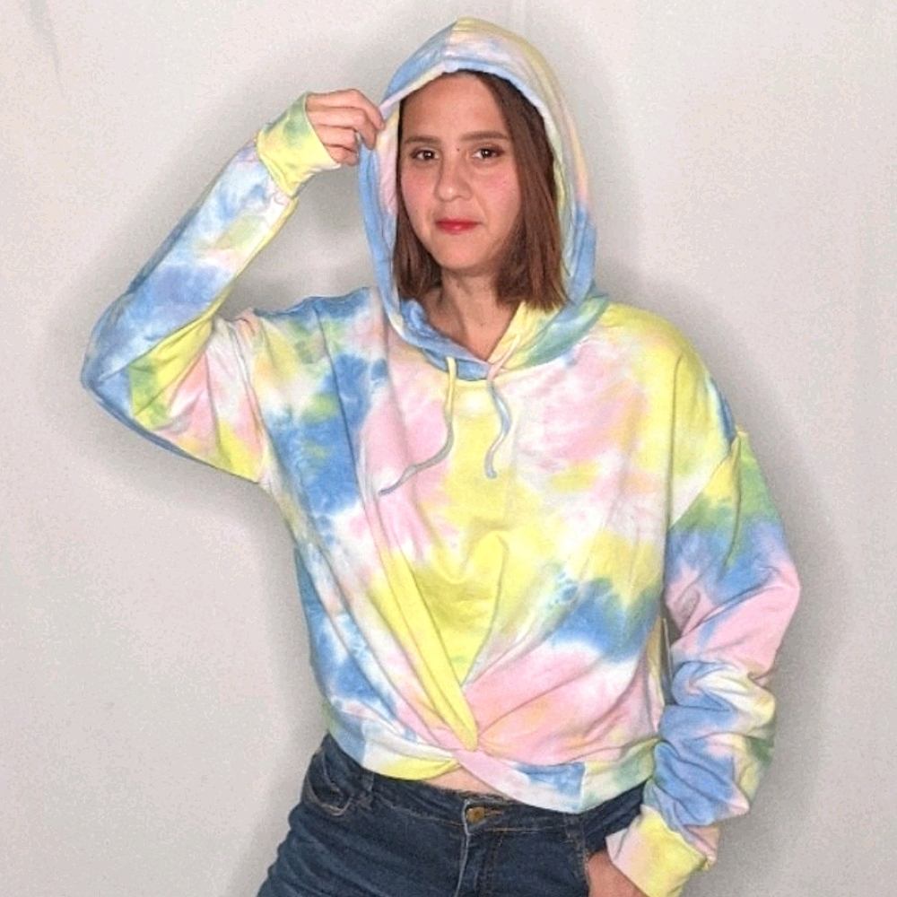 NWT ~ ABOUND Nordstrom Tier Tie Hoodie Sweatshirt